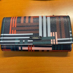 Fossil Multi-Colored Clutch Wallet